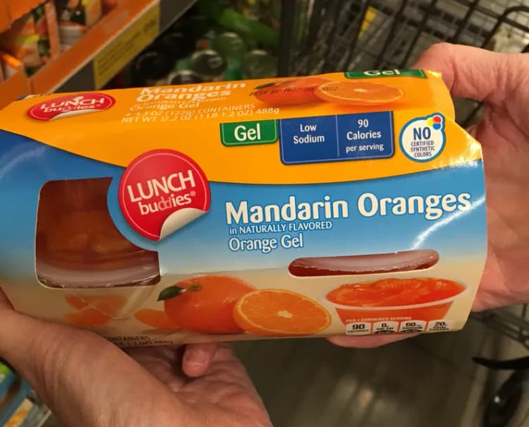 Lunch Buddies Mandarin Oranges In Naturally Flavored Orange Gel