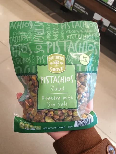 Southern Grove Pistachios Shelled Roasted With Sea Salt