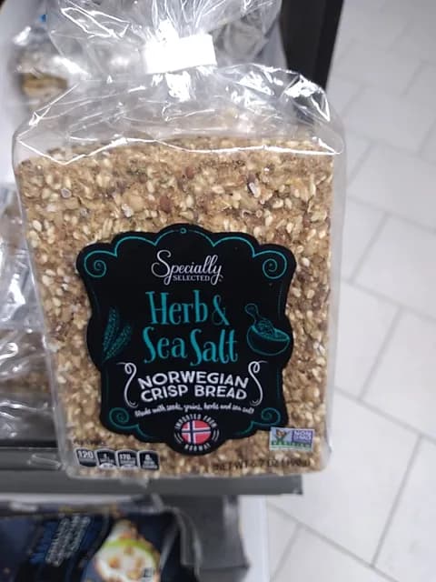 Is it Breastfeeding Friendly? Specially Selected Herb & Sea Salt Norwegian Crisp Bread
