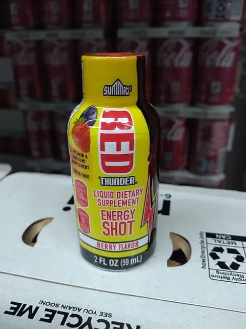 Summit Red Thunder Berry Flavor Energy Shot