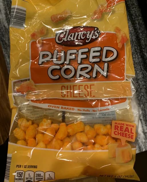 Clancy's Puffed Corn Cheese