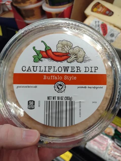 Park Street Deli Cauliflower Dip Buffalo Style