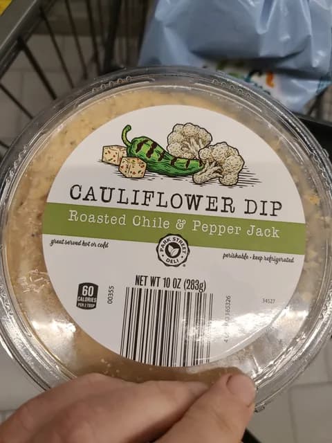 Cauliflower Dip Roasted Chile & Pepper Jack