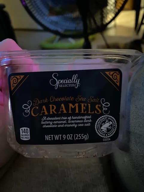 Specially Selected Dark Chocolate Sea Salt Caramels