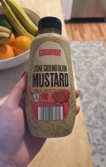 Burman'S Stone Ground Dijon Mustard