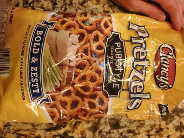 Is it Milk Free? Clancy's Pub Style Bold & Zesty Pretzels