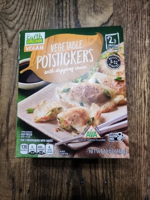 Earth Grown Vegan Vegetable Potstickers With Dipping Sauce