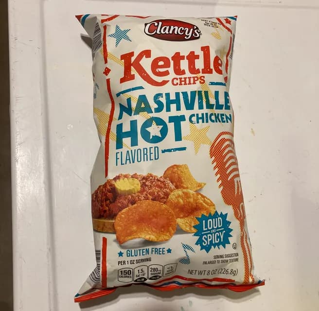 Clancy's Kettle Chips, Nashville Hot Chicken Flavor