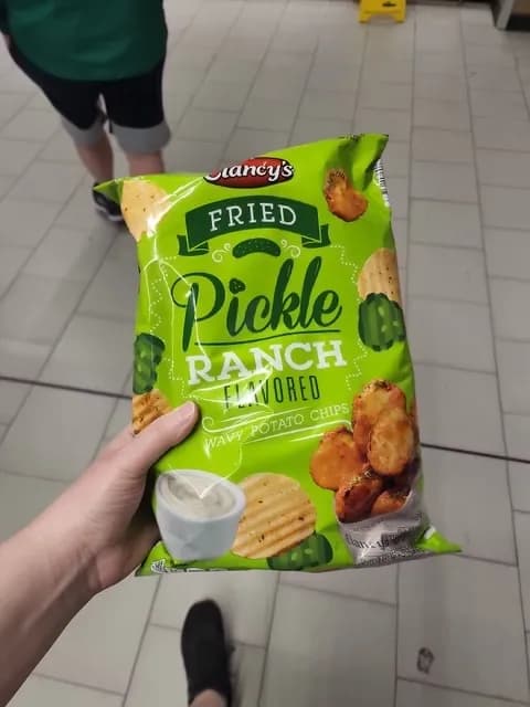 Is it Pistachio Free? Clancy's Fried Pickle Ranch Flavored Wavy Potato Chips