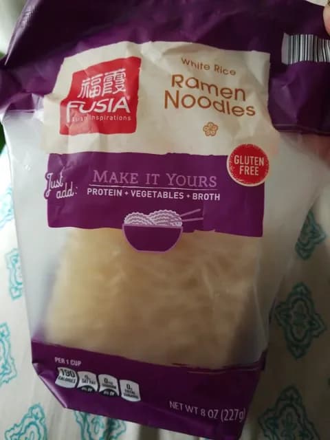 Is it Low Residue Friendly? Fusia Asian Inspirations White Rice Ramen Noodles