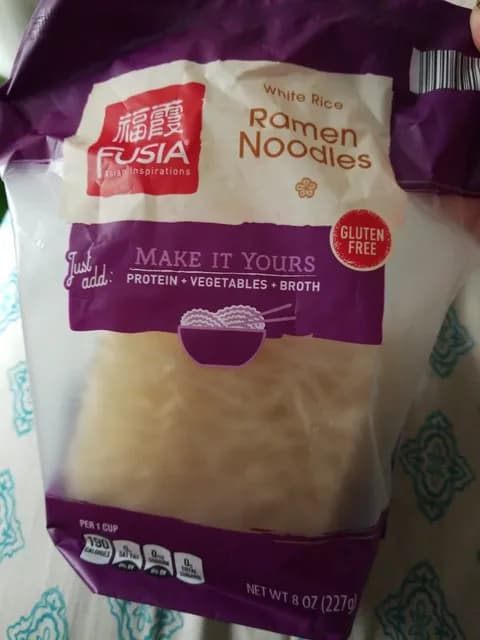 Is it Nutmeg Free? Fusia Asian Inspirations White Rice Ramen Noodles