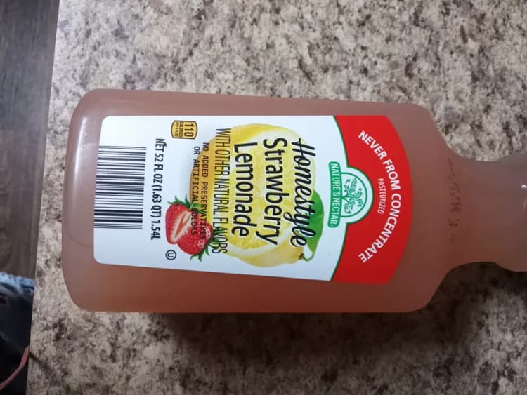 Nature’S Nectar Homestyle Strawberry Lemonade