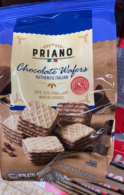 Is it Pescatarian? Priano Chocolate Wafers