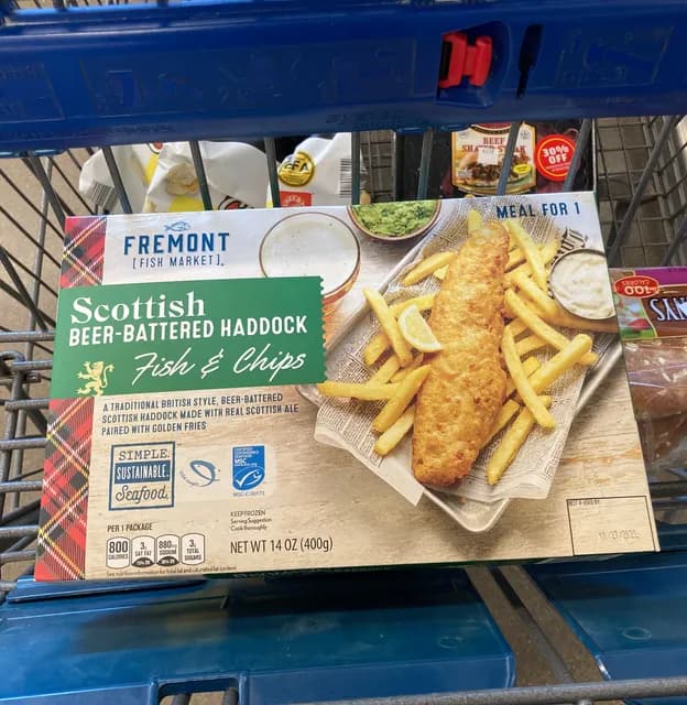 Fremont Scottish Beer-battered Haddock Fish & Chips