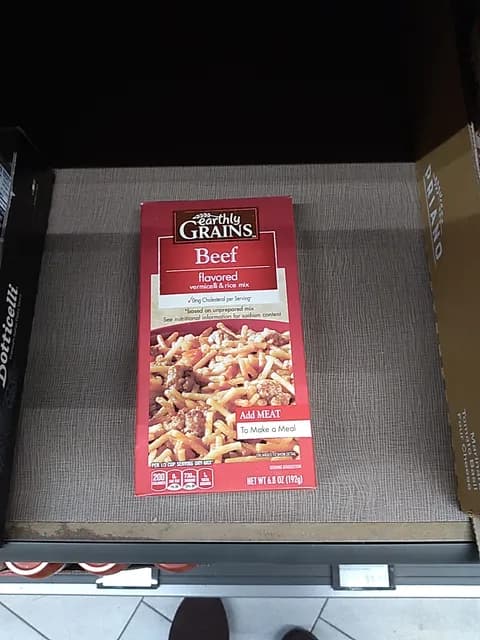 Earthly Grains Beef Flavored Vermicelli & Rice Mix