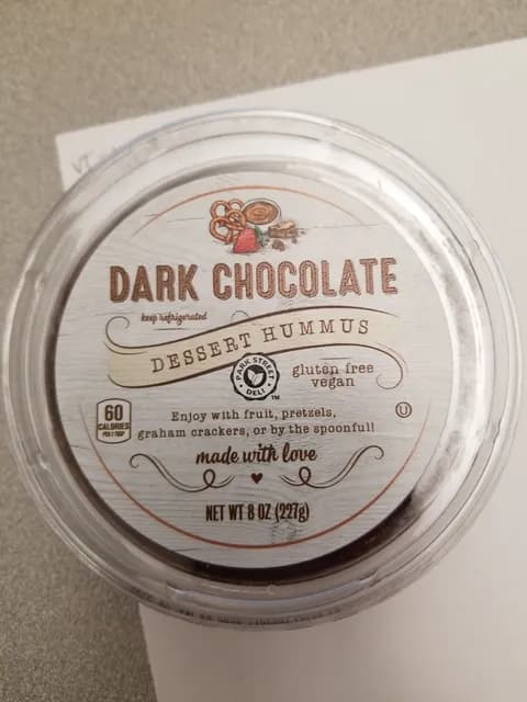 Park Street Deli Dark Chocolate Dessert Hummus