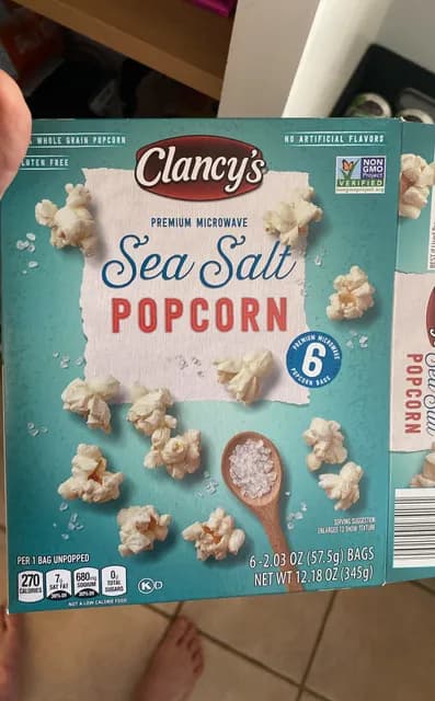 Is it Rye Free? Clancy's Sea Salt Popcorn