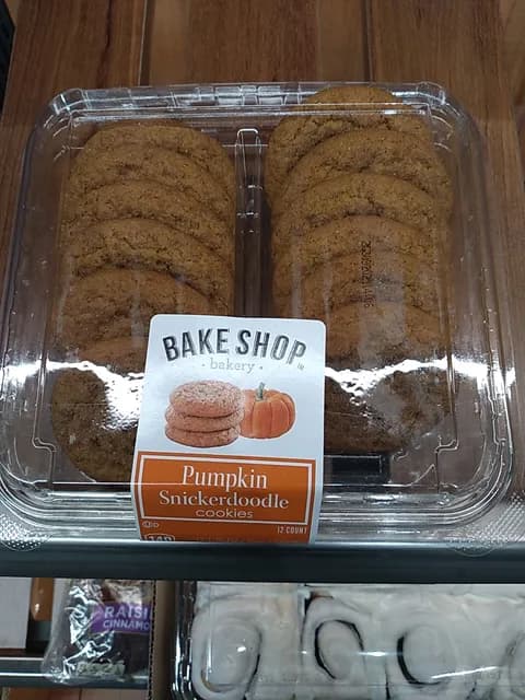 Bake Shop Pumpkin Snickerdoodle Cookies