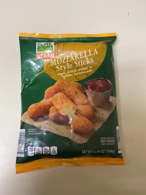 Earth Grown Vegan Mozzarella Style