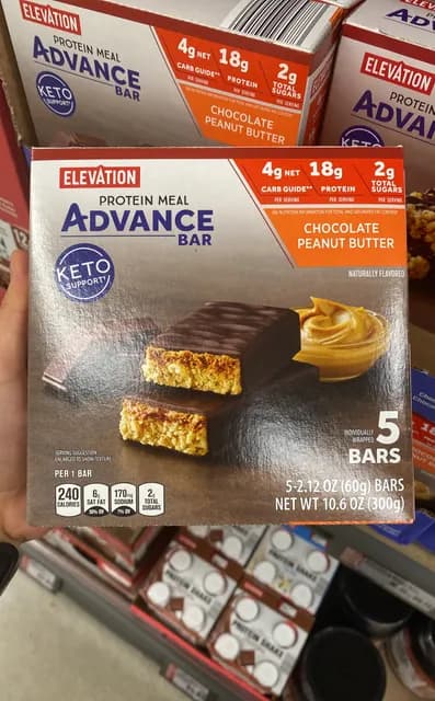 Is it Shellfish Free? Elevation Protein Meal Advance Bar Chocolate Peanut Butter