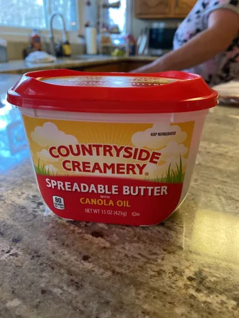 Is it Nutmeg Free? Countryside Creamery Spreadable Butter With Canola Oil