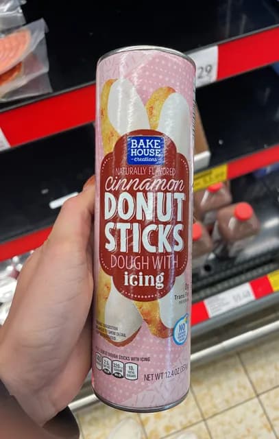 Is it Added Sugar Free? Bake House Creations Cinnamon Donut Sticks Dough With Icing