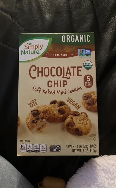 Simply Nature Chocolate Chip Soft Baked Mini Cookies