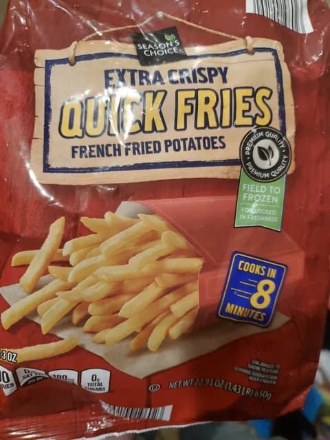 Season'S Choice Quick Fries Extra Crispy French Fried Potatoes