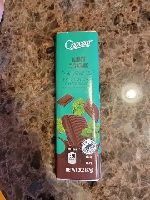 Choceur Mint Creme Filled Belgian Dark Chocolate