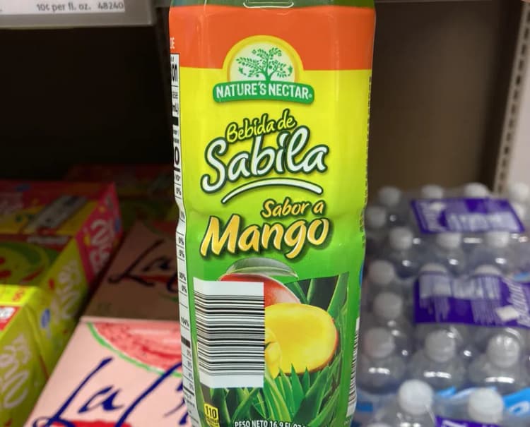 Nature'S Nectar Bebida De Sabila Sabor A Mango
