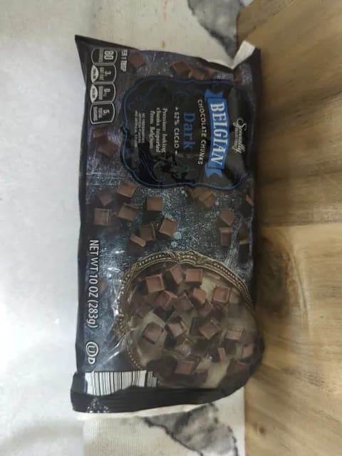 Specially Selected Belgian Dark Chocolate Chunks