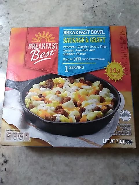 Breakfast Best Breakfast Bowl Sausage & Gravy