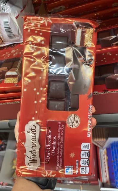 Winternacht Dark Chocolate Dominos
