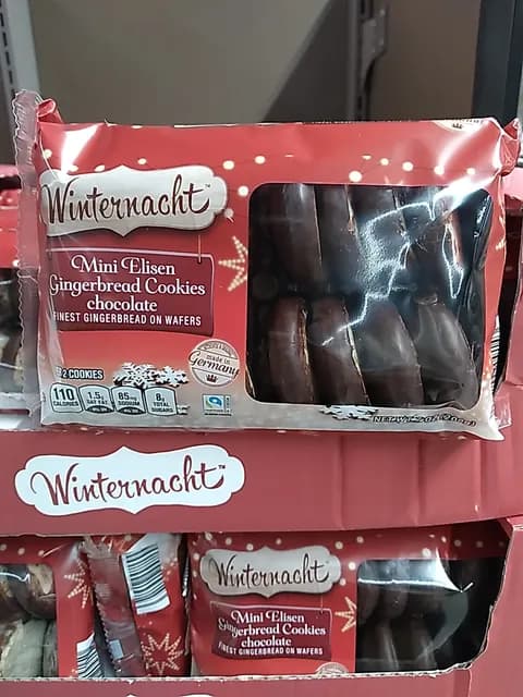 Is it Wheat Free? Winternacht Mini Elisen Gingerbread Cookies Chocolate