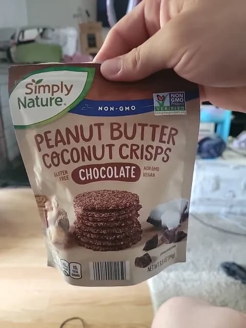 Simply Nature Chocolate Peanut Butter Coconut Crisps