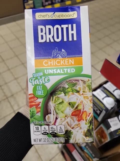 Is it Poultry Free? Chef's Cupboard Unsalted Chicken Broth