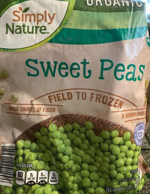 Simply Nature Organic Sweet Peas
