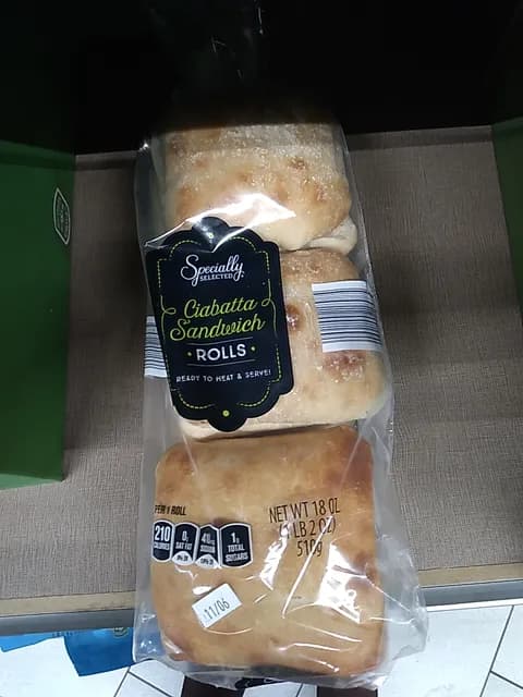 Specially Selected Ciabatta Sandwich Rolls