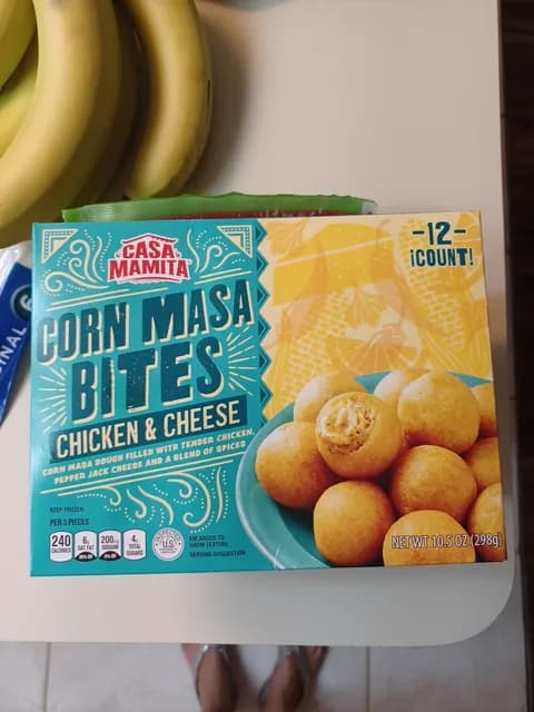 Casa Mamita Corn Masa Bites Chicken & Cheese