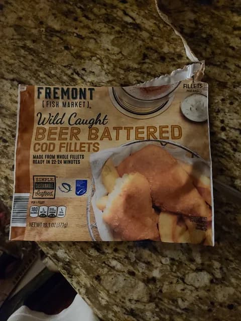 Fremont [Fish Market] Wild Caught Beer Battered Cod Fillets