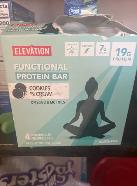 Is it Dairy Free? Elevation Cookies 'n Cream Functional Protein Bar