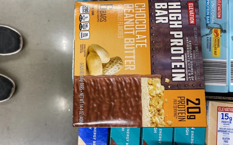 Elevation High Protein Bar Chocolate Peanut Butter Bars