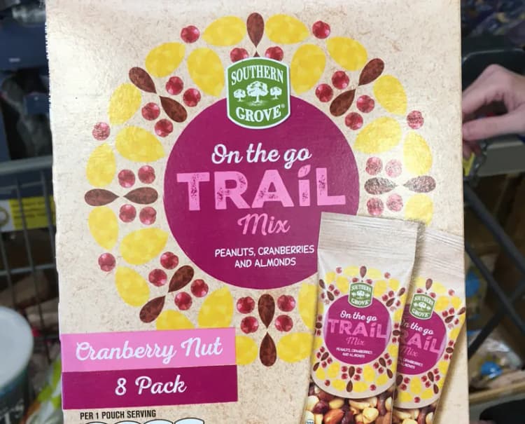 Southern Grove On The Go Trail Mix Peanuts, Cranberries And Almonds