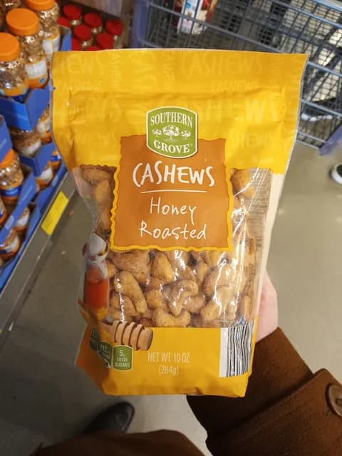 Southern Grove Cashews Honey Roasted