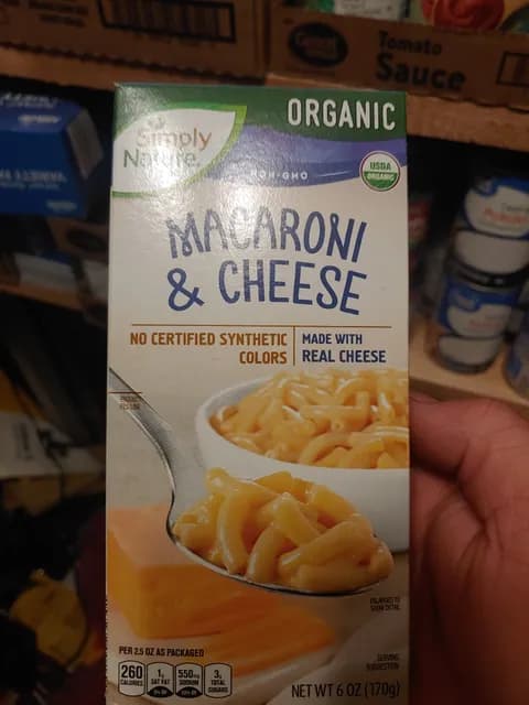 Simply Nature Organic Non-Gmo Macaroni & Cheese