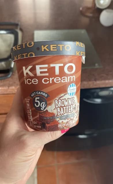 Sundae Shoppe Brownie Batter Keto Ice Cream