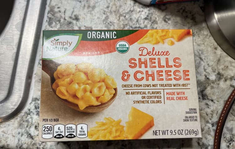 Simply Organic Deluxe Shells & Cheese