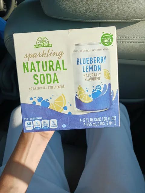 Is it Low Histamine? Nature's Nectar Blueberry Lemon Sparkling Natural Soda