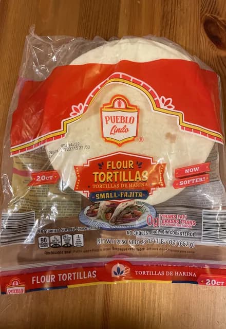 Pueblo Lindo Small Fajita Flour Tortillas