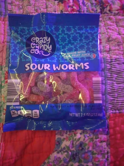 Crazy Candy Co. Sour Worms